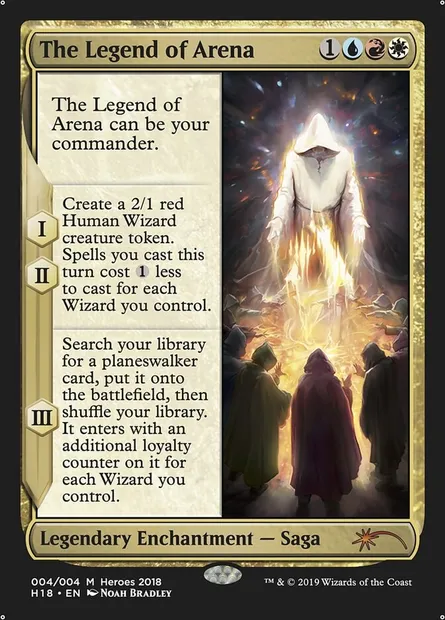 The Legend of Arena, Magic card PH18 4† — 2018 Heroes of the Realm set