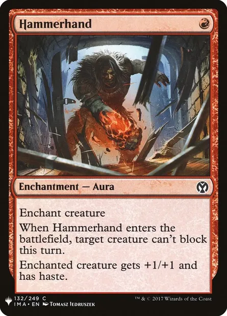 Hammerhand, Magic card PLST IMA-132 — The List set