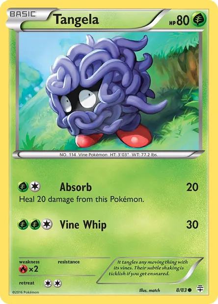 Tangela, Pokémon card GEN 8 — Generations set