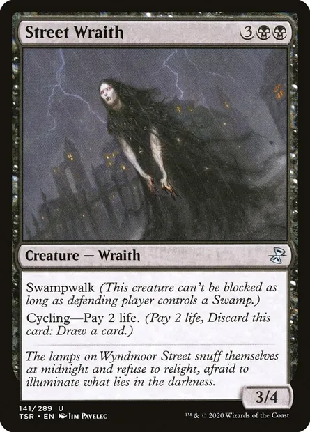 Street Wraith, Magic card TSR 141 — Time Spiral Remastered set