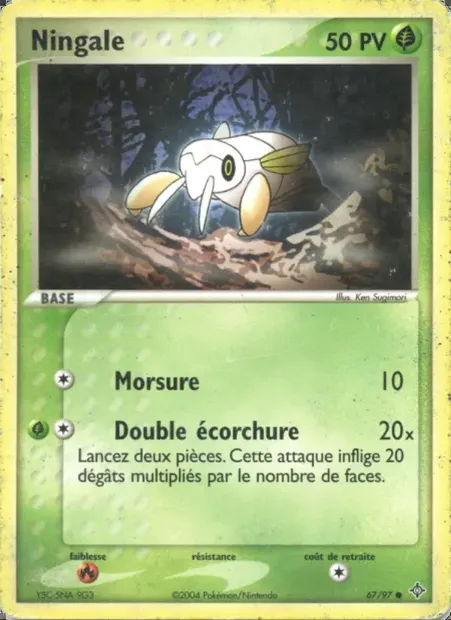 Ningale, carte Pokémon DR 67 — extension EX Dragon