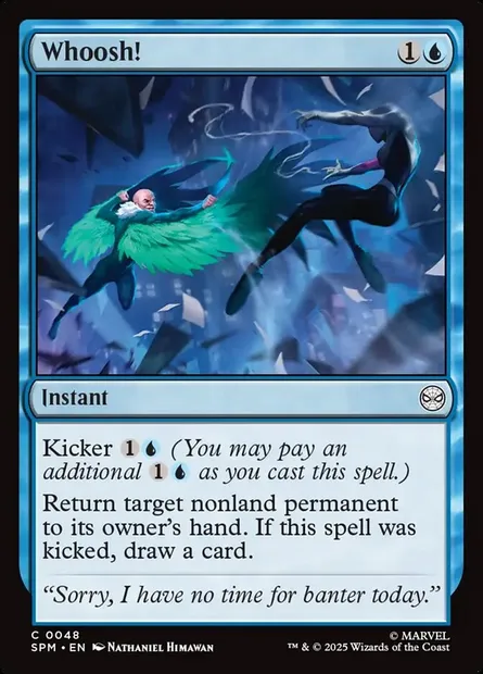 Whoosh!, Magic card SPM 48 — Marvel's Spider-Man set