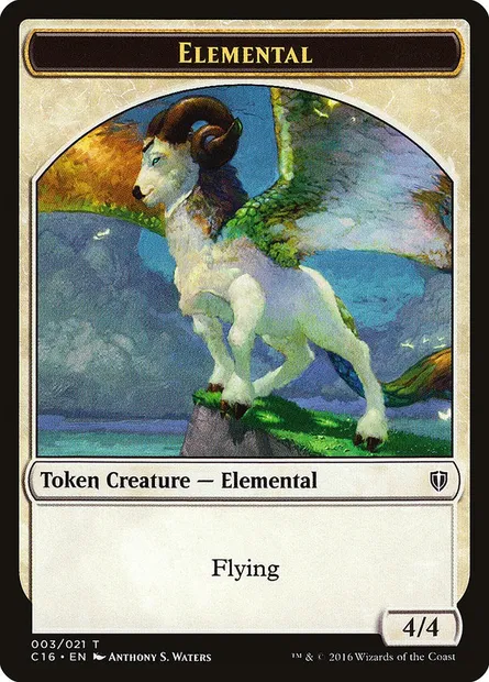Elemental, Magic card TC16 3 — Commander 2016 Tokens set