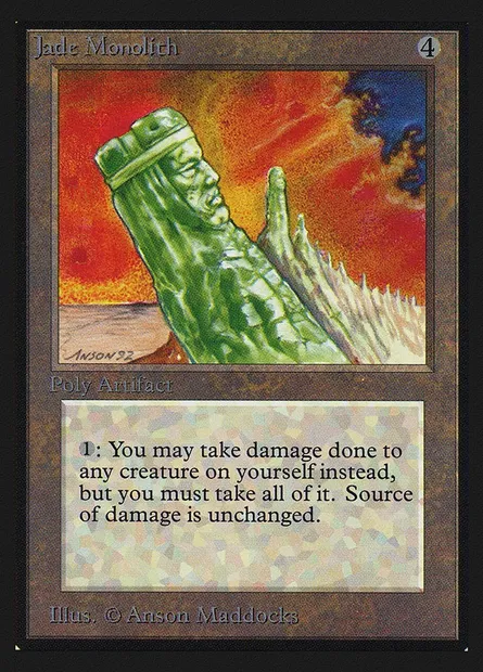 Jade Monolith, Magic card CEI 253 — Intl. Collectors' Edition set