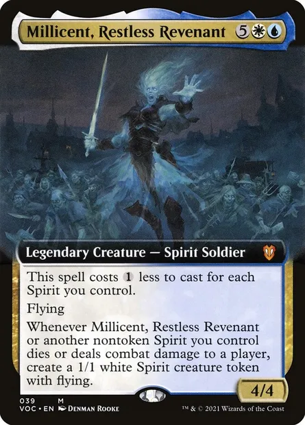 Millicent, Restless Revenant, Magic card VOC 39 — Crimson Vow Commander set