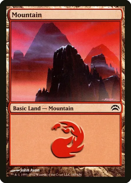 Mountain, Magic card PC2 147 — Planechase 2012 set