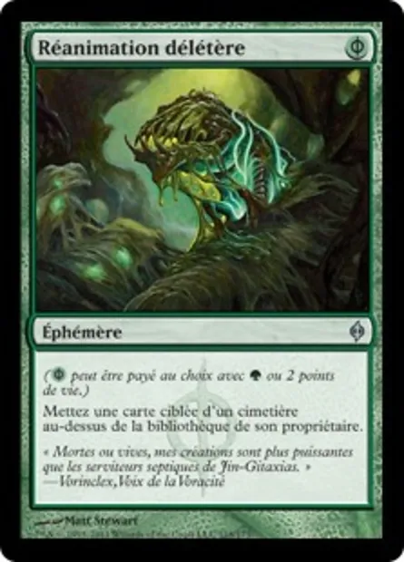 Réanimation délétère, carte Magic NPH 118 — extension La Nouvelle Phyrexia