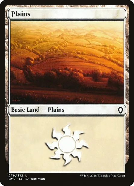 Plains, Magic card CM2 279 — Commander Anthology Volume II set