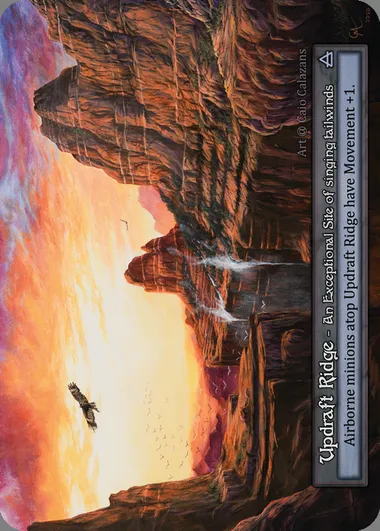 Updraft Ridge, Sorcery card ALP 405 — Alpha set