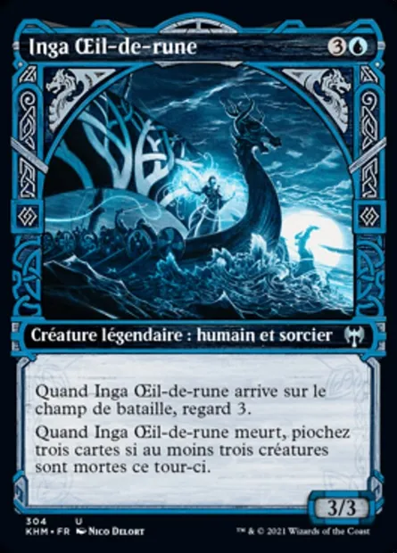 Inga Œil-de-rune, carte Magic KHM 304 — extension Kaldheim