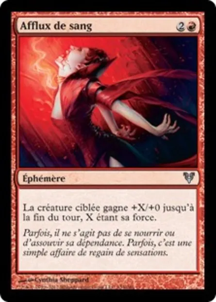 Afflux de sang, carte Magic AVR 154 — extension Avacyn ressuscitée