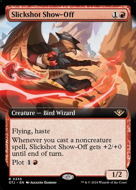 Slickshot Show-Off, Magic card OTJ 335 — Outlaws of Thunder Junction set