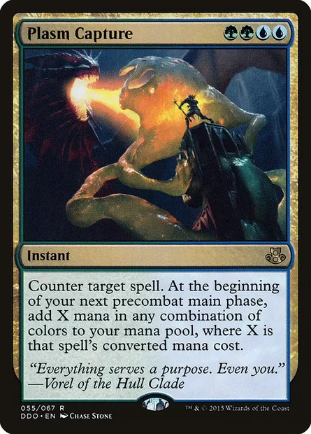 Capture de plasme, carte Magic DDO 55 — extension Duel Decks: Elspeth vs. Kiora