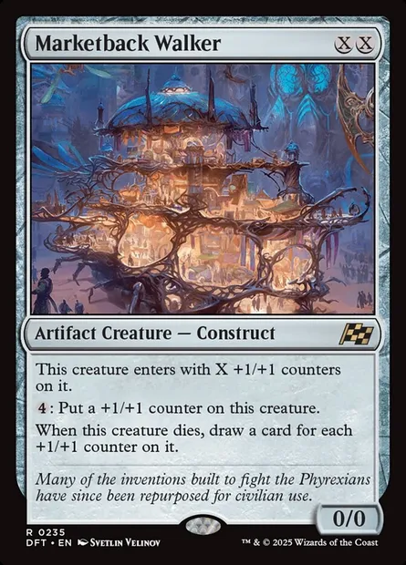 Marketback Walker, Magic card DFT 235 — Aetherdrift set