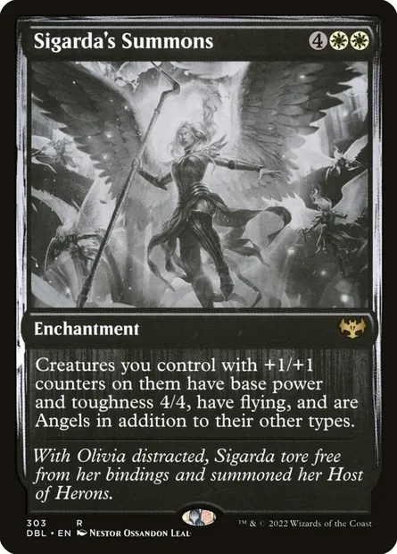 Sigarda's Summons, Magic card DBL 303 — Innistrad: Double Feature set