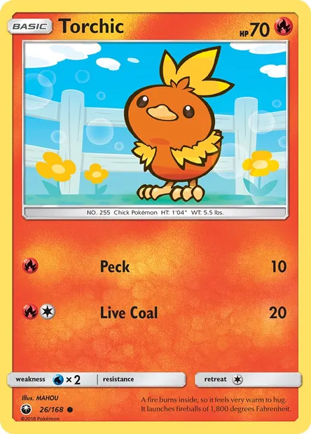 Torchic, Pokémon card CES 26 — Celestial Storm set