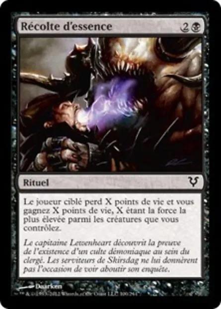 Récolte d'essence, carte Magic AVR 100 — extension Avacyn ressuscitée