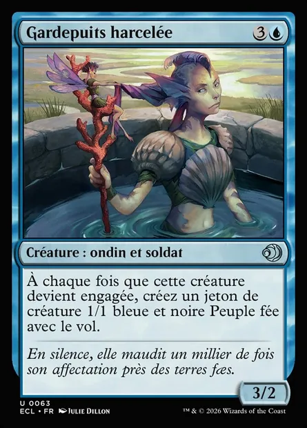 Gardepuits harcelée, carte Magic ECL 63 — extension Lorwyn Eclipsed