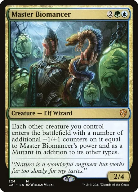 Master Biomancer, Magic card C21 224 — Commander 2021 set