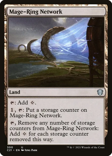 Mage-Ring Network, Magic card C21 300 — Commander 2021 set