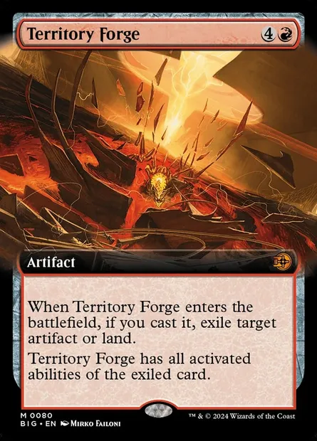 Territory Forge, Magic card BIG 80 — The Big Score set