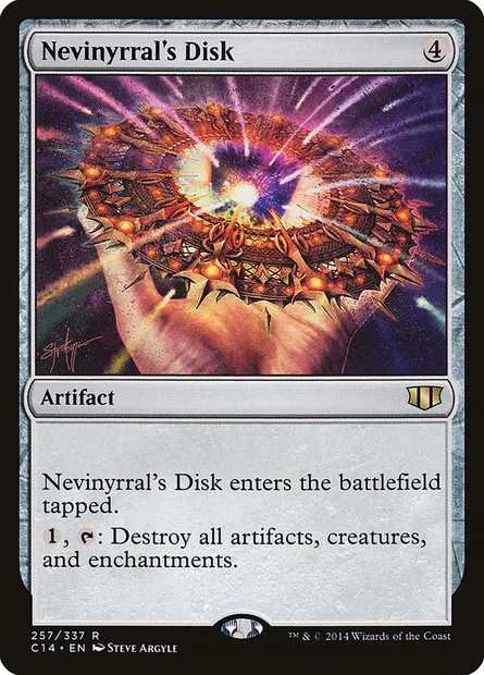 Nevinyrral's Disk, Magic card C14 257 — Commander 2014 set