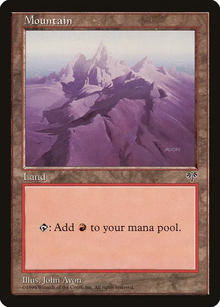 Montagne, carte Magic MIR 345 — extension Mirage