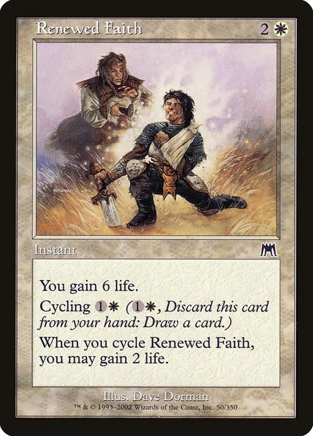 Renewed Faith, Magic card ONS 50 — Onslaught set