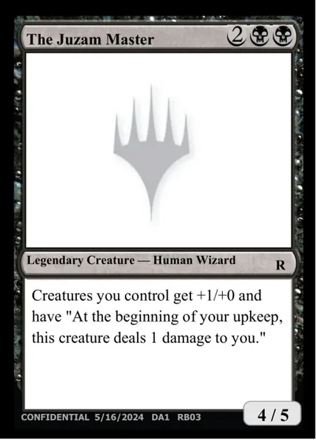 The Juzam Master, carte Magic UNK RB03e — extension Unknown Event