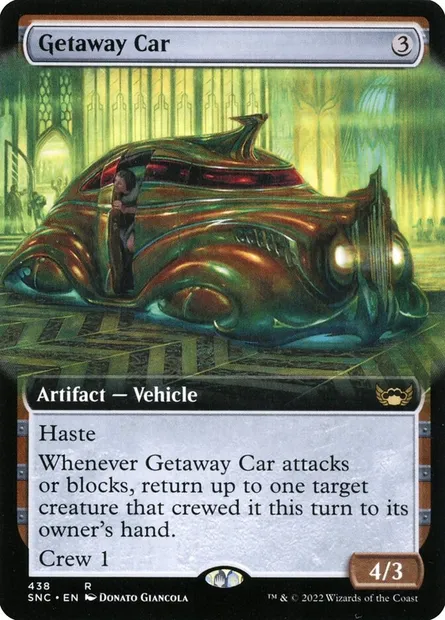 Getaway Car, Magic card SNC 438 — Streets of New Capenna set