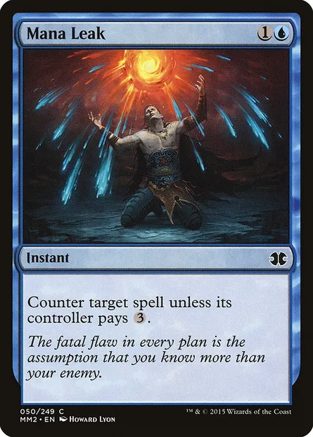 Mana Leak, Magic card MM2 50 — Modern Masters 2015 set