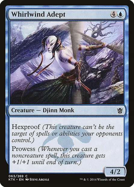 Whirlwind Adept, Magic card KTK 63 — Khans of Tarkir set