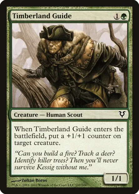 Timberland Guide, Magic card AVR 197 — Avacyn Restored set