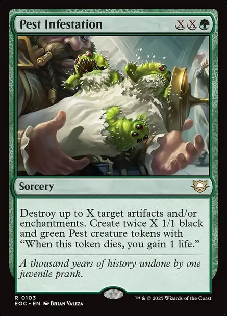 Pest Infestation, Magic card EOC 103 — Edge of Eternities Commander set