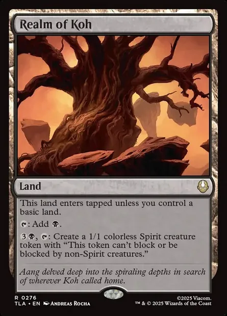 Realm of Koh, Magic card TLA 276 — Avatar: The Last Airbender set
