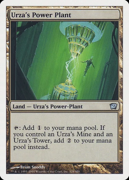 Centrale énergétique d'Urza, carte Magic 9ED 328 — extension Neuvième Edition
