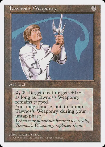 Tawnos's Weaponry, Magic card 4ED 349 — Fourth Edition set
