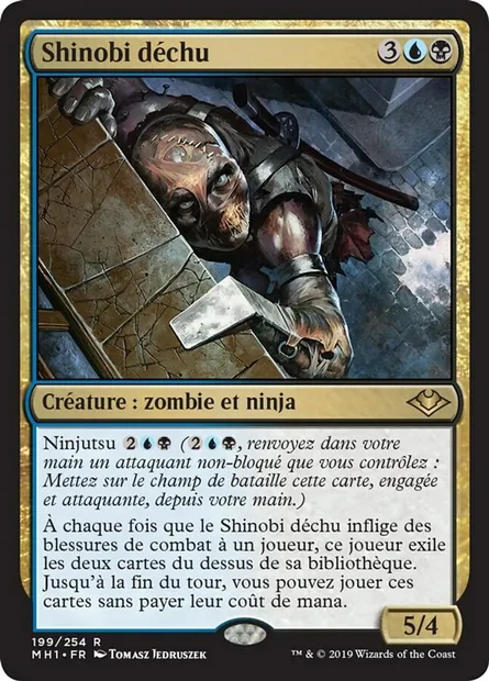 Shinobi déchu, carte Magic MH1 199 — extension Horizons du Modern