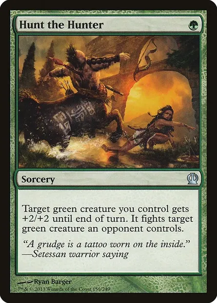 Hunt the Hunter, Magic card THS 159 — Theros set
