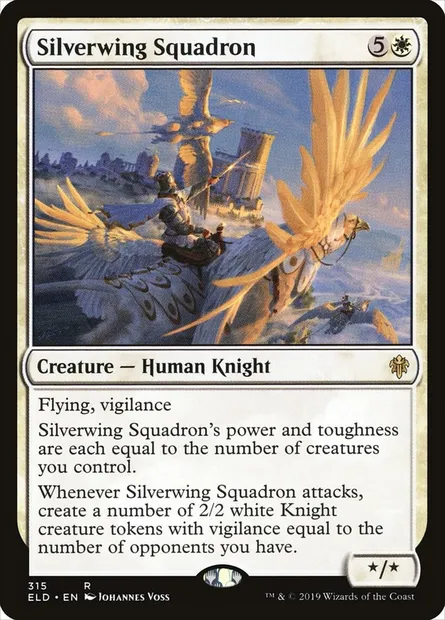 Silverwing Squadron, Magic card ELD 315 — Throne of Eldraine set