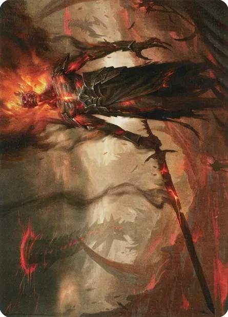 Ashen Reaper // Ashen Reaper, Magic card AMOM 46 — March of the Machine Art Series set