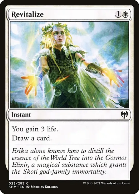 Revitalize, Magic card KHM 23 — Kaldheim set