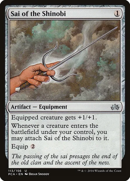 Sai of the Shinobi, Magic card PCA 113 — Planechase Anthology set