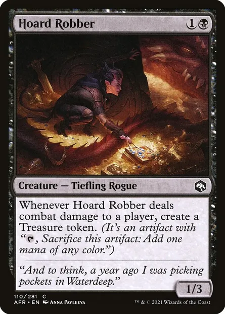 Hoard Robber, Magic card AFR 110 — Adventures in the Forgotten Realms set
