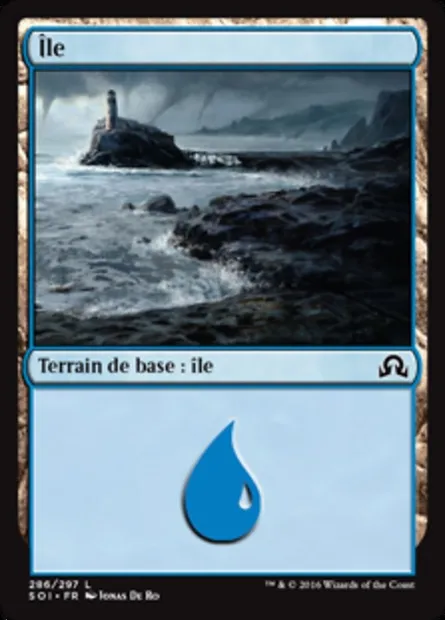 Île, carte Magic SOI 286 — extension Ténèbres sur Innistrad