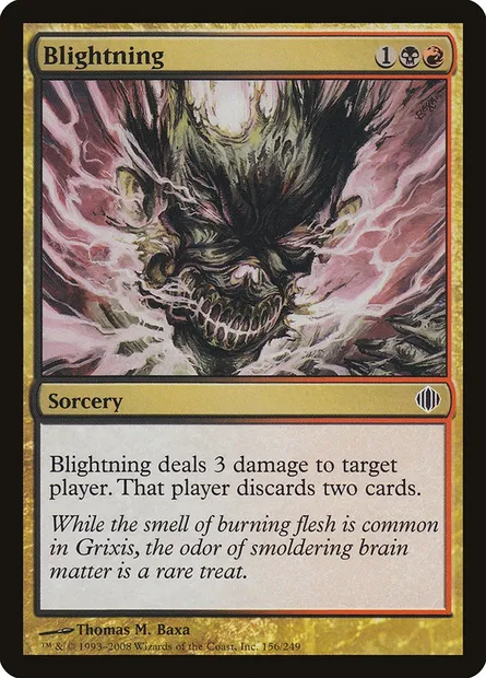Blightning, Magic card ALA 156 — Shards of Alara set