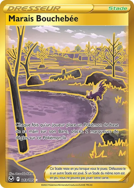Marais Bouchebée, carte Pokémon SIT 213 — extension Tempête Argentée