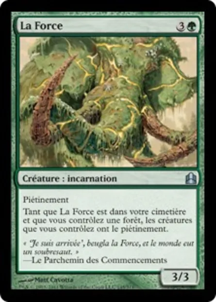 La Force, carte Magic CMD 145 — extension Commander 2011