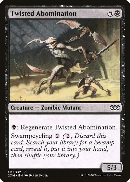 Twisted Abomination, Magic card 2XM 111 — Double Masters set