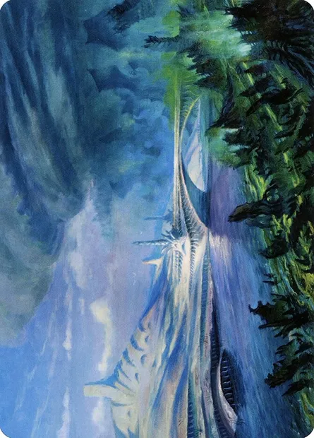 Goldmire Bridge // Goldmire Bridge, carte Magic AMH2 74 — extension Modern Horizons 2 Art Series